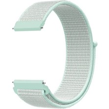 Markacase Garmin 245 - 245 Music Için Dokuma Kordon Teal Tint