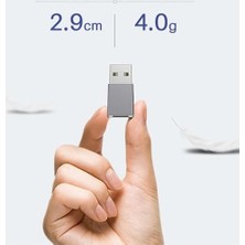 Coofbe Mini USB To Type C Çevirici Dönüştürücü Adaptör, 5A Ultra Hızlı Şarj ve Data Aktarım