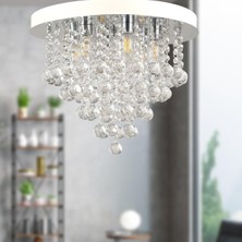 Begüsa Halis Paslanmaz 6'lı Avize Beyaz