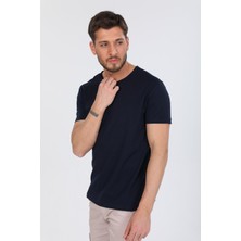 Blah Oversize Fit Pamuklu Kısa Kollu Basic Uniseks Pis Yaka Tişört