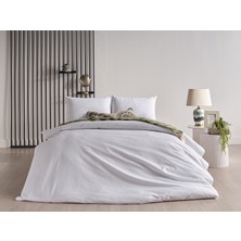 Doqu Home Sofia Çift Kişilik Nevresim Takımı - Beyaz