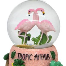 Kar Küresi Flamingo Dönence Müzikli Kar Küresi Hediyelik