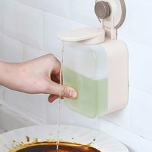 Three Beans Sabunluk Duvara Monte Banyo Mutfak Çanak Yıkama Sıvı Sabunluk Yıkama Dağıtıcı Vakum Vantuz Sabunluk | Sıvı Sabun Dağıtıcılar (Yurt Dışından)
