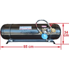 7A Mühendislik Karavan Lpg Tankı Yatay 37 Litre Tak Kullan Hazır Set