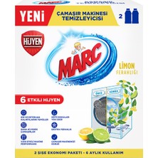 Marc Çamaşır Makinesi Temizleyici Limon Ferahlığı 250 ml x 2'li