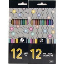 Ivy Stationery 12 Renkli Metalik Kalemler (Yurt Dışından)