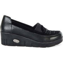 Moda Ayakkabı 9645 Siyah Kadın Casual Ayakkabı