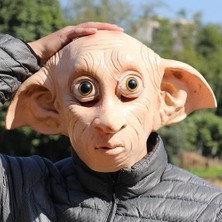 Cosplay Dobby Elfin Lateks Maske Hayvan Stili Cadılar Bayramı Karnaval Kostüm Başlık Sahne