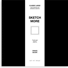 Poli Art Design Kare 20 x 20 cm Eskiz Defteri Marker ve Grafik Için Classic Big Sketchbook