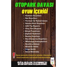 Gamebulance 4'lü Paket Cinayet Çözme / Dedektif Oyunu / Katil Kim / Otopark-Havuz-Market-Asansör Davaları