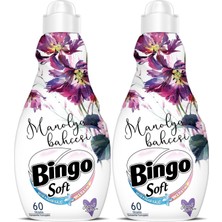 Bingo Soft Çamaşır Yumuşatıcı Konsantre 1440 ml Manolya Bahçesi (2'li Set)