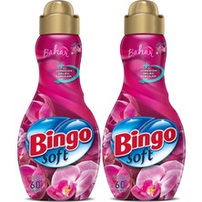 Bingo Soft Çamaşır Yumuşatıcı Konsantre 1440 ml Bahar (2'li Set)