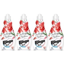 Bingo Soft Çamaşır Yumuşatıcı Konsantre 1440 ml Şakayık Baharı (4'lü Set)