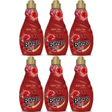 Bingo Soft Çamaşır Yumuşatıcı Konsantre 1440 ml Aşkla Gül (Gül & Iris) (6'lı Set)