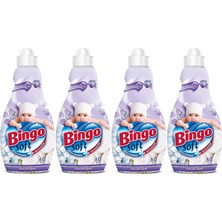 Bingo Soft Çamaşır Yumuşatıcı Konsantre 1440 ml Sensitive (Hipoalerjenik) (4'lü Set)