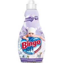 Bingo Soft Çamaşır Yumuşatıcı Konsantre 1440 ml Sensitive (Hipoalerjenik) (4'lü Set)