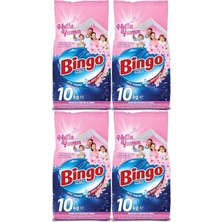 Bingo Matik Toz Çamaşır Deterjanı 40 kg Beyazlar ve Renkliler (4 Paket x 10 Kg) (268 Yıkama) (Mutlu Yuvam)