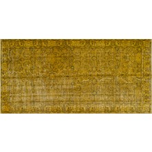 Sempati Halı Klasik Modern Vintage Eskitme El Dokuma Halı   1,11 x 2,17 cm 9012