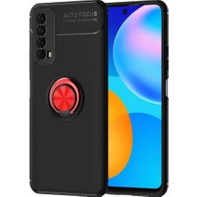 Smart Tech Huawei P Smart 2021 Yüzüklü Power Silikon Kılıf