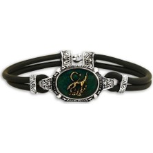 Takı925 Bozkurt Motifli Gümüş Erkek Bileklik