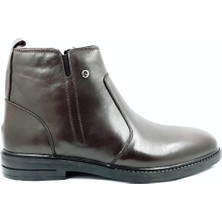 Pierre Cardin 385040 Kahverengi Kışlık Kürklü Fermuarlı Erkek Bot