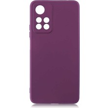 Xiaomi Redmi Note 11 Pro Plus 5g Kılıf Silikon Yumuşak Dokulu Premium- Mürdüm