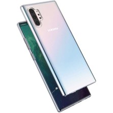 Galaxy Note 10 Plus Kılıf Şeffaf Silikon Lüx