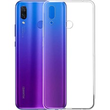 Huawei Y9 2019 Kılıf Şeffaf Silikon Lüx