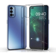 Oppo Reno 4 Kılıf Şeffaf Silikon Lüx