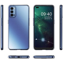 Oppo Reno 4 Kılıf Şeffaf Silikon Lüx