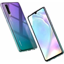 Nevarium Huawei P30 Kılıf Şeffaf Silikon Lüx