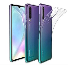 Nevarium Huawei P30 Kılıf Şeffaf Silikon Lüx