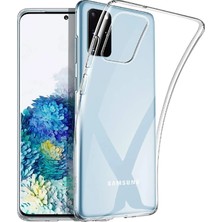 Galaxy S20 Kılıf Şeffaf Silikon Lüx