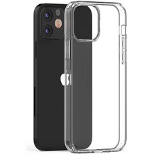 Nevarium Apple iPhone 12 Kılıf Şeffaf Sert Tpu Silikon