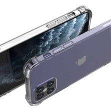 Nevarium Apple iPhone 12 Pro Max Kılıf Darbe Emici Anti Shock Tpu Silikon