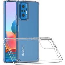 Nevarium Xiaomi Redmi Note 10 Pro Kılıf Şeffaf Sert Tpu Silikon