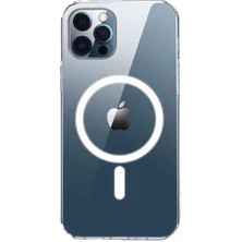 Case 4U Apple iPhone 14 Pro Kılıf Tacsafe Wireless Kapak Şeffaf - Magsafe kablosuz şarj uyumlu Şeffaf