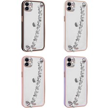 ZORE Apple iPhone 11 Kılıf Taş Süslemeli Kamera Korumalı El Tutamaçlı  Blazer Kapak