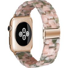 Cool Cold  Apple Watch  38MM 40MM 41MM Uyumlu Reçine Zarif Şık Tasarım Kordon Ayarlanabilir Pimli Watchband