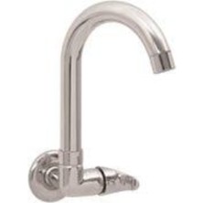 Elmina Armatür Elmina Armatür Mix Tekli Duvardan Baston Borulu Mutfak Eviye Musluğu Çeşmesi Bataryası