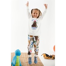 RolyPoly Gone Camping Krem Kız Çocuk Eşofman Takım