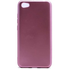 Xiaomi Redmi Note 5A Kılıf Silikon Yumuşak Dokulu Premium- Rose Gold