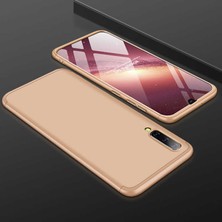 Galaxy M30 Kılıf Kamera Korumalı Silikon- Gold