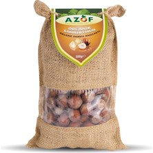 Azof Organik Kabuklu Fındık Jüt Çuval 500 gr
