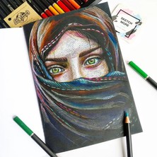 Poliart 3 Çeşit Kağıt “doğu Kaleydoskopu” Eskiz Defteri A5 Karışık Teknikler Için Mix Paper Sketchbook