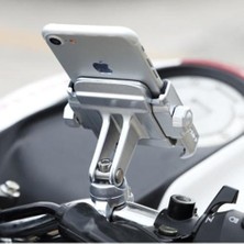 Evrensel Alüminyum Alaşım Motosiklet Telefon Tutucu Iphonex 8 7 6 S Destek Telefon Moto Tutucu Gps Bisiklet Gidon Tutucu Için | Telefon Tutucular ve duruş(Yurt Dışından)