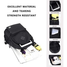 Su Geçirmez Sırt Çantası USB Şarj Portu Casual Daypack(Yurt Dışından)