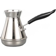 HaiTun 1 Adet Paslanmaz Çelik Cezve Tereyağı Erime Pot Kahve Eşyaları Uzun Sap Moka Pot Taşınabilir