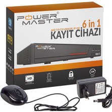 Powermaster 6in1 4kanal 5mp Dvr Kayıt Cihazı H265