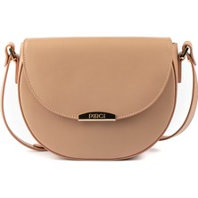 Brendi Deri Kadın Çapraz Çanta Somon